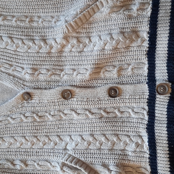 Tan Knitted Cardigan - Picture 4 of 6